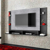 Trueliving Wall-Mounted Bonza Tv Unit with Shelf & Drawers 137.2 L x 33 W x 109.2 H